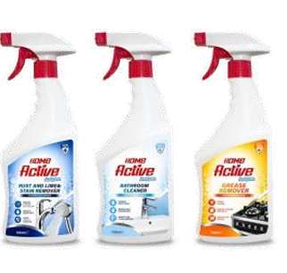 Photo produit — HOME ACTIVE MULTIPIRIN SPREY CLEANERS - BATHROOM CLEANER KITCHEN CLEANER GREASE REMOVER RUST AND LIME STAIN REMOVER — 750 ML — HOME ACTIVE Nettoyants surfaces spray en gros — Aïntab Gross