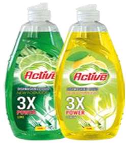 Photo produit — Home Active DISHWASHING LIQUID Lime — 500 Ml — HOME ACTIVE Liquide vaisselle en gros — Aïntab Gross