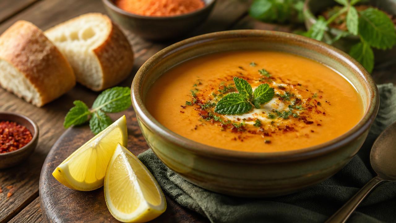Recette : Soupe de lentilles corail (Mercimek Çorbası) réconfortante