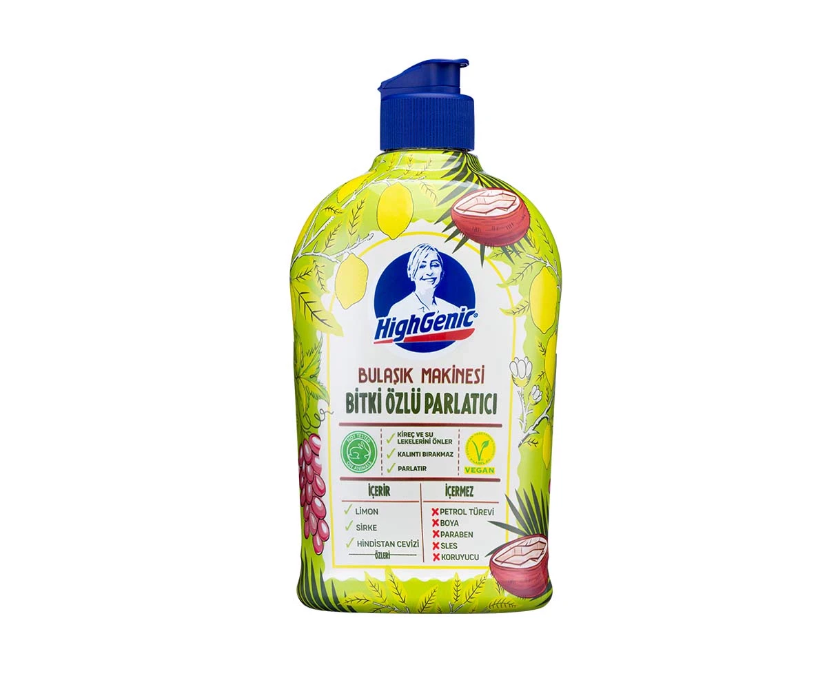 Photo produit — PLANT BASED RINSE AID-DISHWASHER — 500 ML — HIGHGENIC Lave-vaisselle en gros — Aïntab Gross