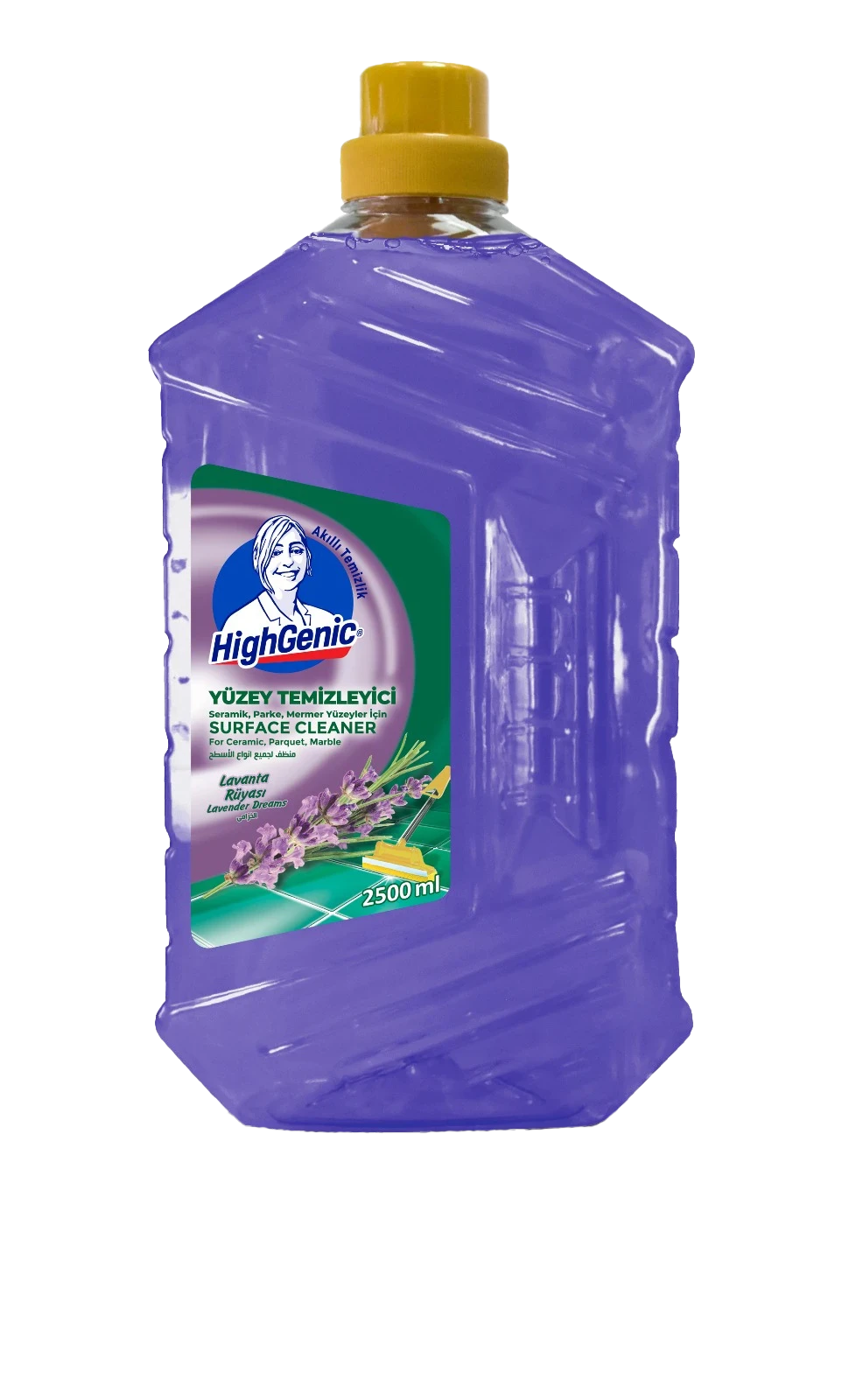 Photo produit — GENERAL SURFACE CLEANER - LAVENDER DREAMS — 2500 mL — HIGHGENIC Nettoyants surfaces spray en gros — Aïntab Gross