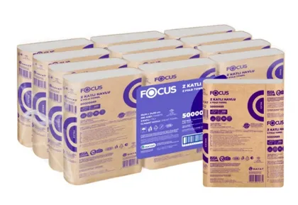 Photo produit — FOCUS EXTRA Z FOLDED TOWEL 18GR 200PCS* 12 — HAYAT KİMYA Essuie-tout en gros — Aïntab Gross