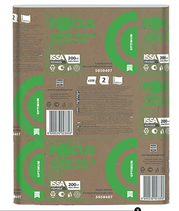 Photo produit — FOCUS OPTIMUM Z FOLDED TOWEL 200PCS*12 — HAYAT KİMYA Essuie-tout en gros — Aïntab Gross