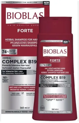 Photo produit — BIOBLAS FORTE ShampooingAGAINTS HAİR LOSS 360 ML *30 — BİOBLAS Shampooings en gros — Aïntab Gross