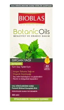Photo produit — BIOBLAS BTC OILS NETTLE OIL 360 ML*30 — BİOBLAS Shampooings en gros — Aïntab Gross