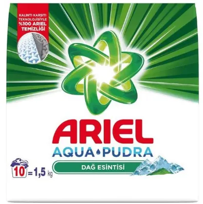 Photo produit — ARIEL POWDER MATIC 1,5KG MOUNTAIN BREEZE * 10 — PG Lessive en poudre en gros — Aïntab Gross