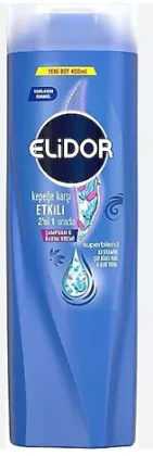Photo produit — ELIDOR Shampooing ANTI DANDRUFF 2 IN 1 400ML *18 — UNİLEVER Shampooings en gros — Aïntab Gross