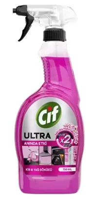 Photo produit — CIF UNIVERSAL DEGREAS SPRAY SAKURA 12X750ML [765] GR — UNİLEVER Nettoyants surfaces spray en gros — Aïntab Gross