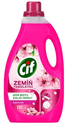 Photo produit — CIF FLOOR Nettoyant 2500 ML SAKURA *6 — UNİLEVER Nettoyants surfaces liquides en gros — Aïntab Gross
