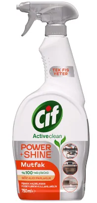 Photo produit — CİF POWER&SHINE SPRAY KITCHEN 750 ML*12 — UNİLEVER Nettoyants surfaces spray en gros — Aïntab Gross