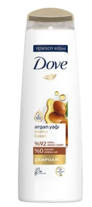 Photo produit — DOVE Shampooing REPAIR WITH ARGAN OIL 400ML *18 — UNİLEVER Shampooings en gros — Aïntab Gross