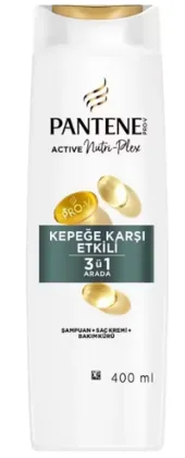 Photo produit — PANTENE Shampooing 400 ML 3 IN 1 AGAINST DANFRUFF *6 — PG Shampooings en gros — Aïntab Gross