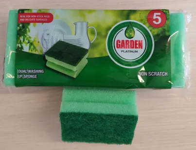 Photo produit — GARDEN PLATINUM Éponge 5PCS *72 — SEMT Éponges vaisselle en gros — Aïntab Gross