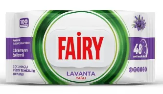 Photo produit — FAIRY WETWIPES FOR CLEANING WITH LAVENDER 100PCS *12 — PG Lingettes en gros — Aïntab Gross