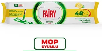 Photo produit — FAIRY MOP WIPES WITH Citron 50PCS *6 — PG Lingettes en gros — Aïntab Gross