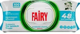 Photo produit — FAIRY WETWIPES FOR CLEANING WITH JASMINE 100PCS *12 — PG Lingettes en gros — Aïntab Gross