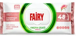 Photo produit — FAIRY WETWIPES FOR CLEANING WITH FREESIA 100PCS *12 — PG Lingettes en gros — Aïntab Gross