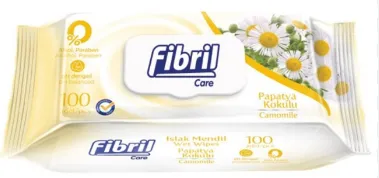 Photo produit — FIBRIL Lingettes CAMOMILE SCENT 120PCS *18 — FİBRİL Lingettes en gros — Aïntab Gross