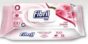 Photo produit — FIBRIL Lingettes ROSE SCENT 120PCS *18 — FİBRİL Lingettes en gros — Aïntab Gross