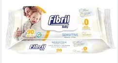 Photo produit — FIBRIL Lingettes FOR Bébé SENSITIVE 120PCS *18 — FİBRİL Lingettes en gros — Aïntab Gross