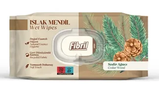 Photo produit — FIBRIL Lingettes CEDAR TREE SCENT 90PCS *24 — FİBRİL Lingettes en gros — Aïntab Gross