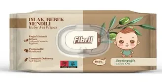 Photo produit — FIBRIL Lingettes OLIVE OIL SCENT FOR Bébé 90PCS *24 — FİBRİL Lingettes en gros — Aïntab Gross