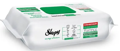 Photo produit — SLEEPY Surfaces CLEANING TOWEL WITH WHITE Savon (GREEN) 100PCS *12 — ERUSLU Lingettes en gros — Aïntab Gross