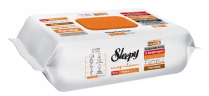 Photo produit — SLEEPY Surfaces CLEANING TOWEL WITH ORANGE 100PCS *13 — ERUSLU Lingettes en gros — Aïntab Gross