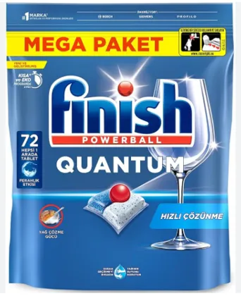 Photo produit — FINISH QUANTUM TABLET 72PCS *5 — BENCKISER Lave-vaisselle en gros — Aïntab Gross