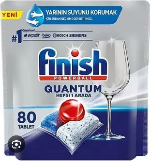 Photo produit — FINISH QUANTUM TABLET 80PCS *5 — BENCKISER Lave-vaisselle en gros — Aïntab Gross