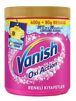Photo produit — VANISH OXI ACTION POWDER COLOR 480GR*6 — BENCKISER Lessive liquide en gros — Aïntab Gross