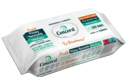 Photo produit — CONCORD Surfaces CLEANING TOWEL WHITE Savon 100*15 — CONCORD Lingettes en gros — Aïntab Gross