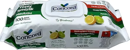Photo produit — CONCORD Surfaces CLEANING TOWEL Citron 100*15 — CONCORD Lingettes en gros — Aïntab Gross