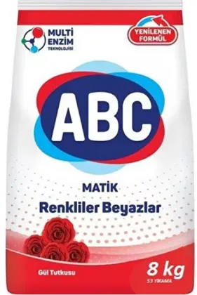 Photo produit — ABC MATIC Blancs & Couleurs 8 KG *1 — ABC Lessive en poudre en gros — Aïntab Gross