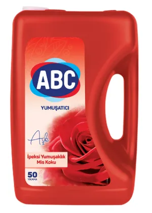 Photo produit — ABC Fabric Assouplissant Love 5 lt *4 — ABC Assouplissants en gros — Aïntab Gross