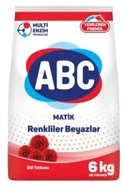Photo produit — ALO POWDER MATIC 6 KG WHITE AND Couleurs (150) — ABC Lessive en poudre en gros — Aïntab Gross