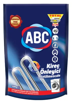 Photo produit — ABC Anticalcaire 500 gr *12 — ABC Lessive en poudre en gros — Aïntab Gross