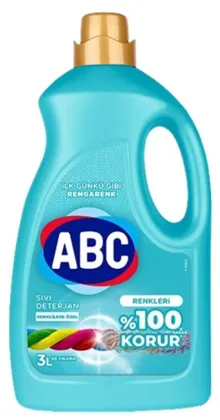 Photo produit — ABC Lessive liquide 3 lt*6 COLOR (32) — ABC Lessive liquide en gros — Aïntab Gross