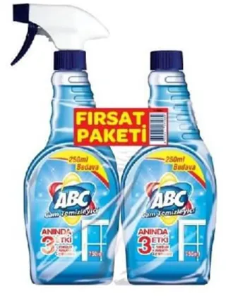 Photo produit — ABC Nettoyant vitres 750ml Pro (1+1)*10 — ABC Nettoyants surfaces spray en gros — Aïntab Gross