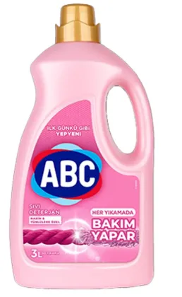 Photo produit — ABC Lessive liquide 3 lt*6 DELIGHT — ABC Lessive liquide en gros — Aïntab Gross