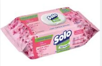Photo produit — SOLO Surfaces CLEANING TOWEL WITH SAKURA 100PCS *12 — ECZACIBAŞI Lingettes en gros — Aïntab Gross