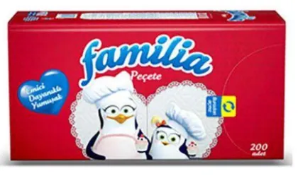 Photo produit — FAMILIA TISSUE 200*12 — HAYAT KİMYA Papier toilette en gros — Aïntab Gross