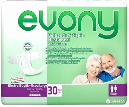 Photo produit — EVONY ADULT Couches 30 PACK X-LARGE 2022 *4 — HAYAT KİMYA Couches en gros — Aïntab Gross