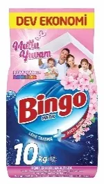 Photo produit — BINGO MATIC KNSN 10KGX1 ECO HAPPY HOME *66 — HAYAT KİMYA Lessive en poudre en gros — Aïntab Gross