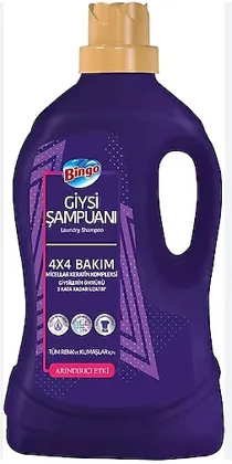 Photo produit — BINGO Lessive liquide FOR ANTI-WEAR 4LT * 4 (PURPLE) — HAYAT KİMYA Lessive liquide en gros — Aïntab Gross
