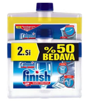 Photo produit — FINISH Lave-vaisselle Nettoyant 250 ML + 250 ML * 8 — BENCKISER Lave-vaisselle en gros — Aïntab Gross