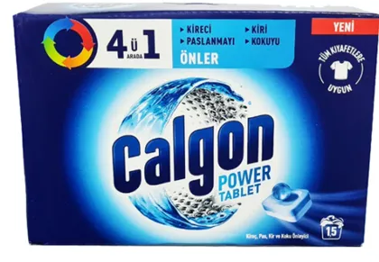 Photo produit — CALGON ANTI LIME 4 IN 1 TABLET WITH 15 * 6 — BENCKISER Nettoyants ménagers en gros — Aïntab Gross