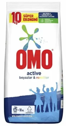 Photo produit — OMOMATIC ACTIVE WHITE 10 KG*84 — UNİLEVER Lessive en poudre en gros — Aïntab Gross