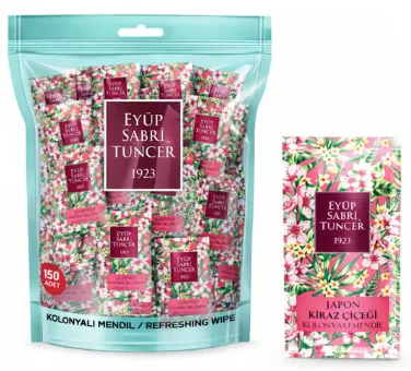Photo produit — EST Eau de Cologne WIPES JAPANESE CHERRY 150 PIECES*20 — EYÜP SABRİ Eaux de Cologne en gros — Aïntab Gross