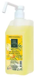 Photo produit — EST Citron Eau de Cologne WITH PUMP 1 LT*12 — EYÜP SABRİ Eaux de Cologne en gros — Aïntab Gross